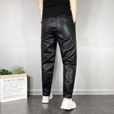 Xumo - Pu Leather Pants for Men - Sarman Fashion - Wholesale Clothing Fashion Brand for Men from Canada