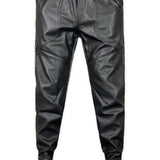 Xumo - Pu Leather Pants for Men - Sarman Fashion - Wholesale Clothing Fashion Brand for Men from Canada