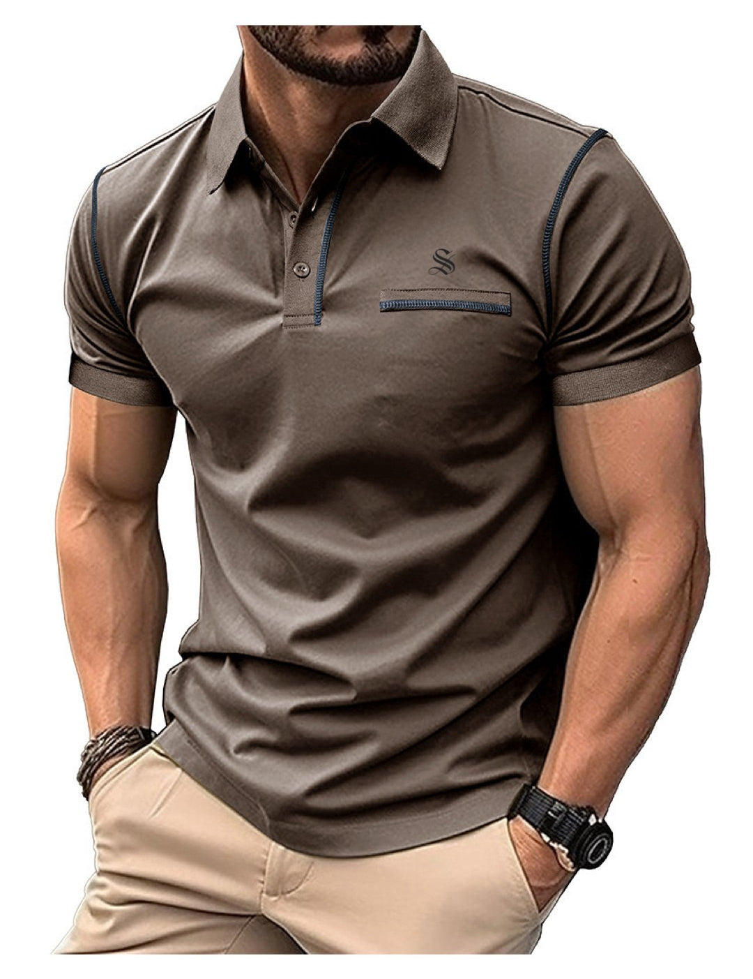 XUMU - Polo Shirt for Men - Sarman Fashion - Wholesale Clothing Fashion Brand for Men from Canada
