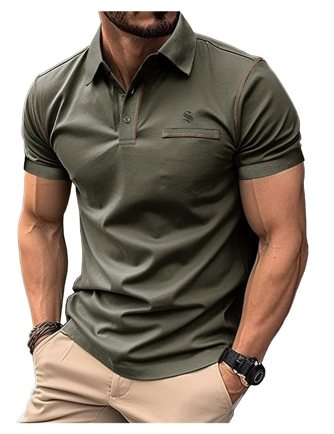 XUMU - Polo Shirt for Men - Sarman Fashion - Wholesale Clothing Fashion Brand for Men from Canada