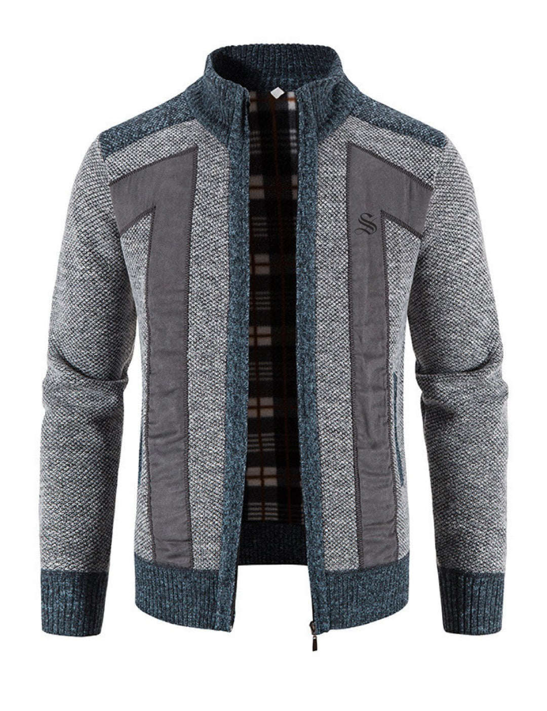 Xuna - Long Sleeve Jacket for Men - Sarman Fashion - Wholesale Clothing Fashion Brand for Men from Canada