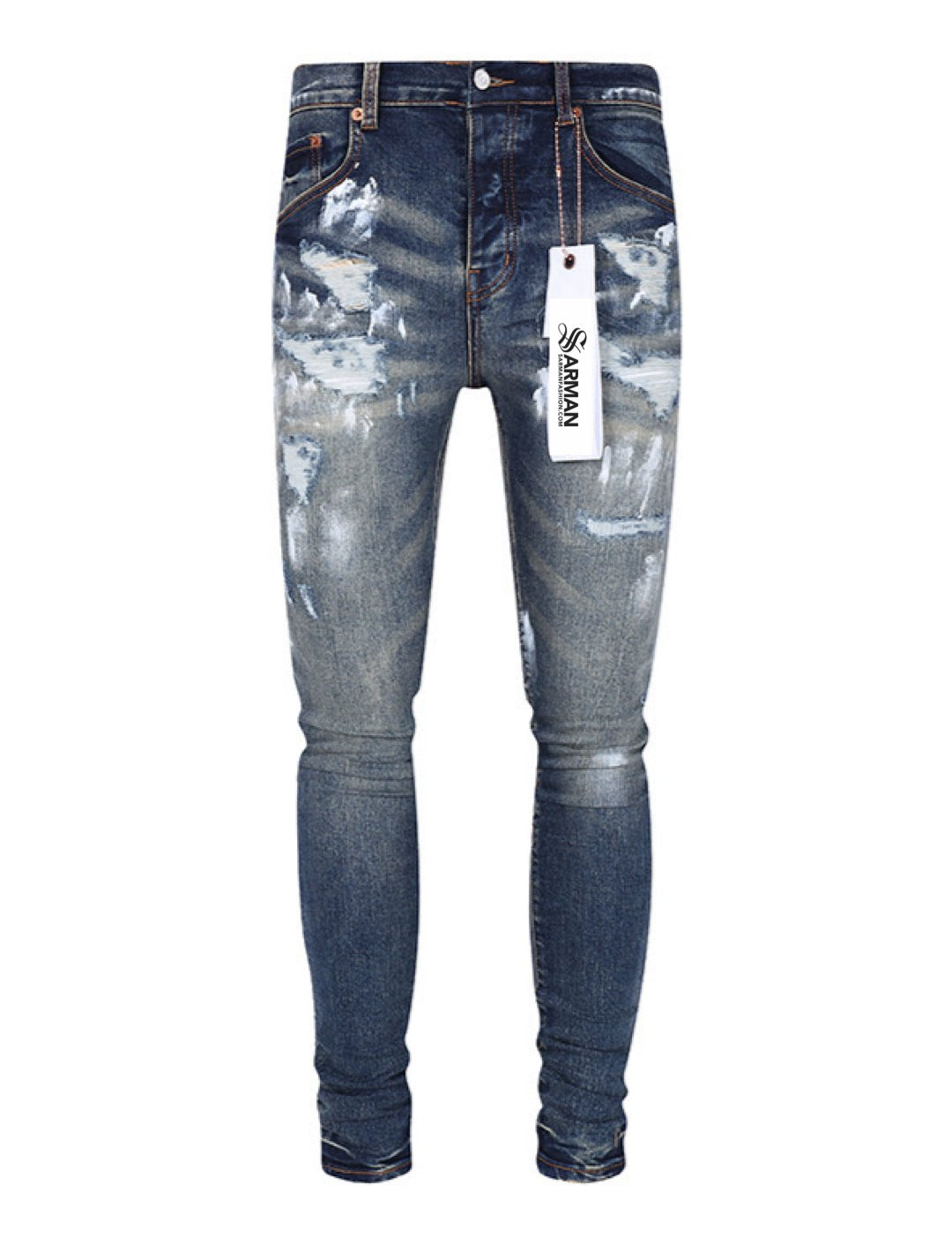 Xuzina - Skinny Legs Denim Jeans for Men - Sarman Fashion - Wholesale Clothing Fashion Brand for Men from Canada