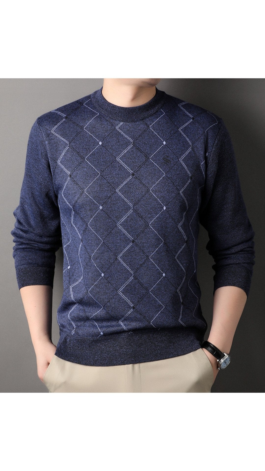 Xyna - Sweater for Men - Sarman Fashion - Wholesale Clothing Fashion Brand for Men from Canada