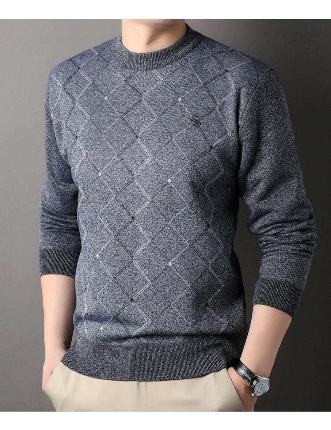 Xyna - Sweater for Men - Sarman Fashion - Wholesale Clothing Fashion Brand for Men from Canada