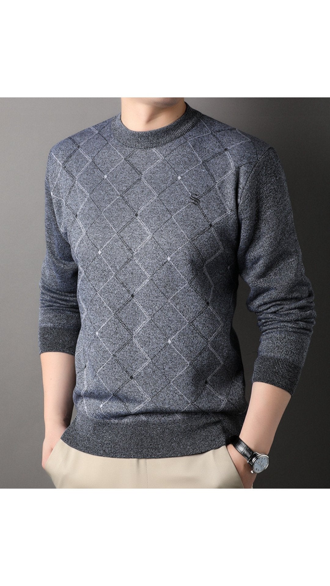 Xyna - Sweater for Men - Sarman Fashion - Wholesale Clothing Fashion Brand for Men from Canada