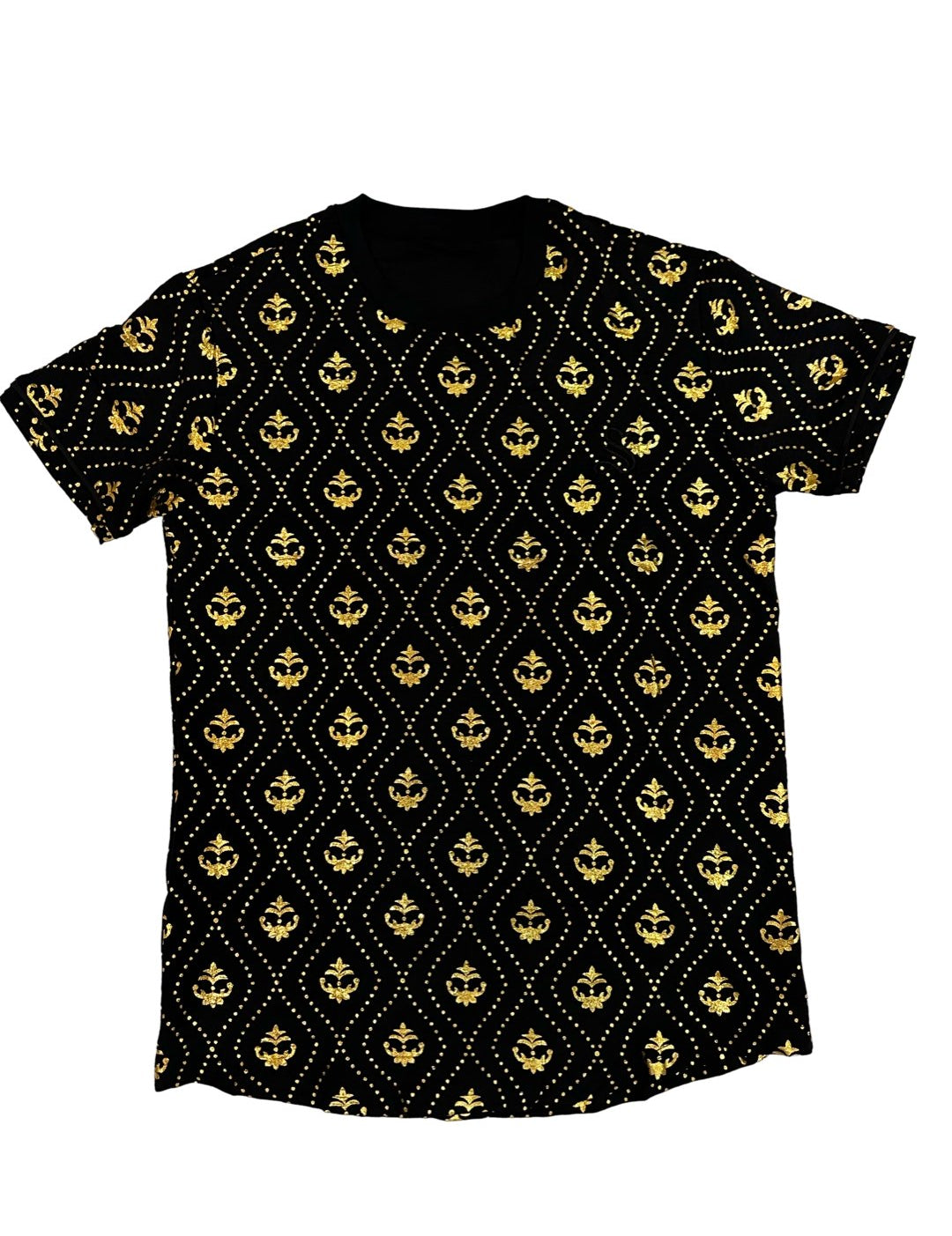 Yunkers - Black Short Sleeves T-Shirt for Men (PRE-ORDER DISPATCH DATE 25 DECEMBER 2023) - Sarman Fashion - Wholesale Clothing Fashion Brand for Men from Canada