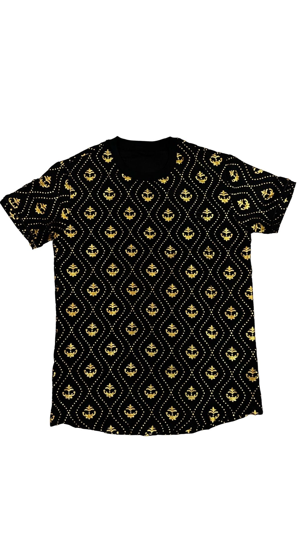 Yunkers - Black Short Sleeves T-Shirt for Men (PRE-ORDER DISPATCH DATE 25 DECEMBER 2023) - Sarman Fashion - Wholesale Clothing Fashion Brand for Men from Canada