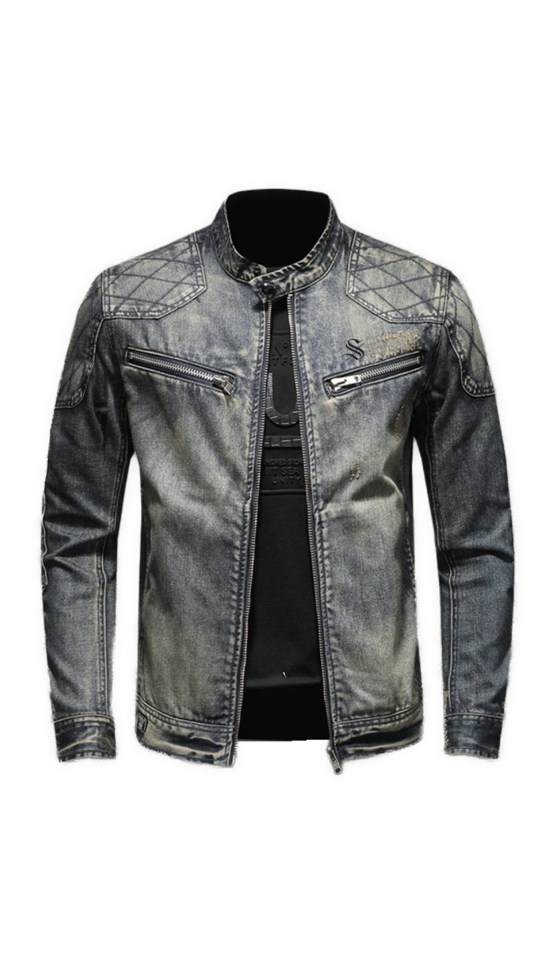ZDTY - Long Sleeve Jeans Jacket for Men - Sarman Fashion - Wholesale Clothing Fashion Brand for Men from Canada