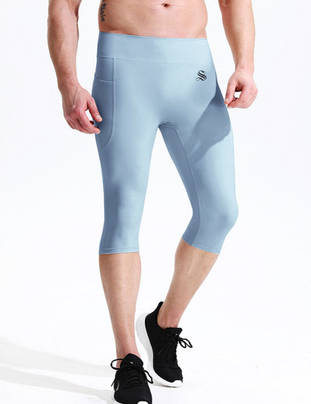 Zezena - Leggings Shorts for Men - Sarman Fashion - Wholesale Clothing Fashion Brand for Men from Canada