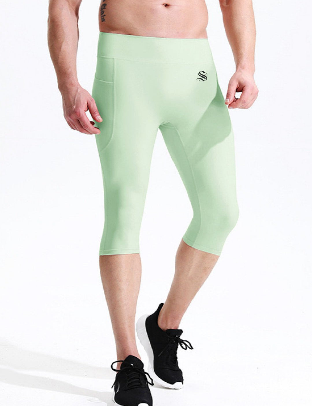 Zezena - Leggings Shorts for Men - Sarman Fashion - Wholesale Clothing Fashion Brand for Men from Canada