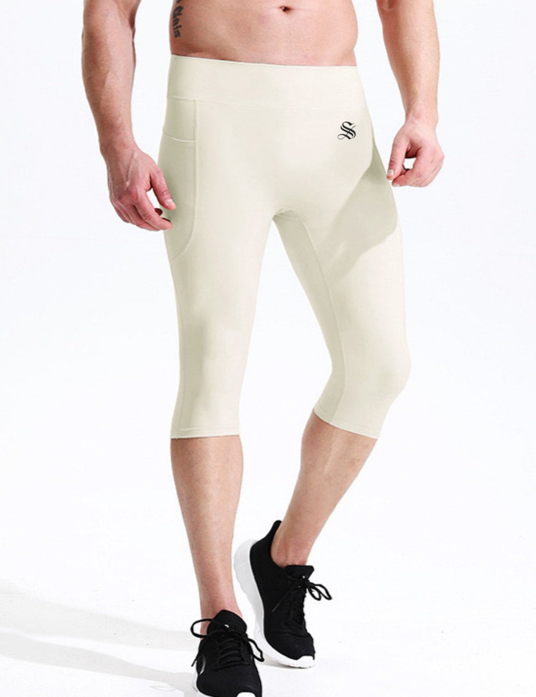 Zezena - Leggings Shorts for Men - Sarman Fashion - Wholesale Clothing Fashion Brand for Men from Canada