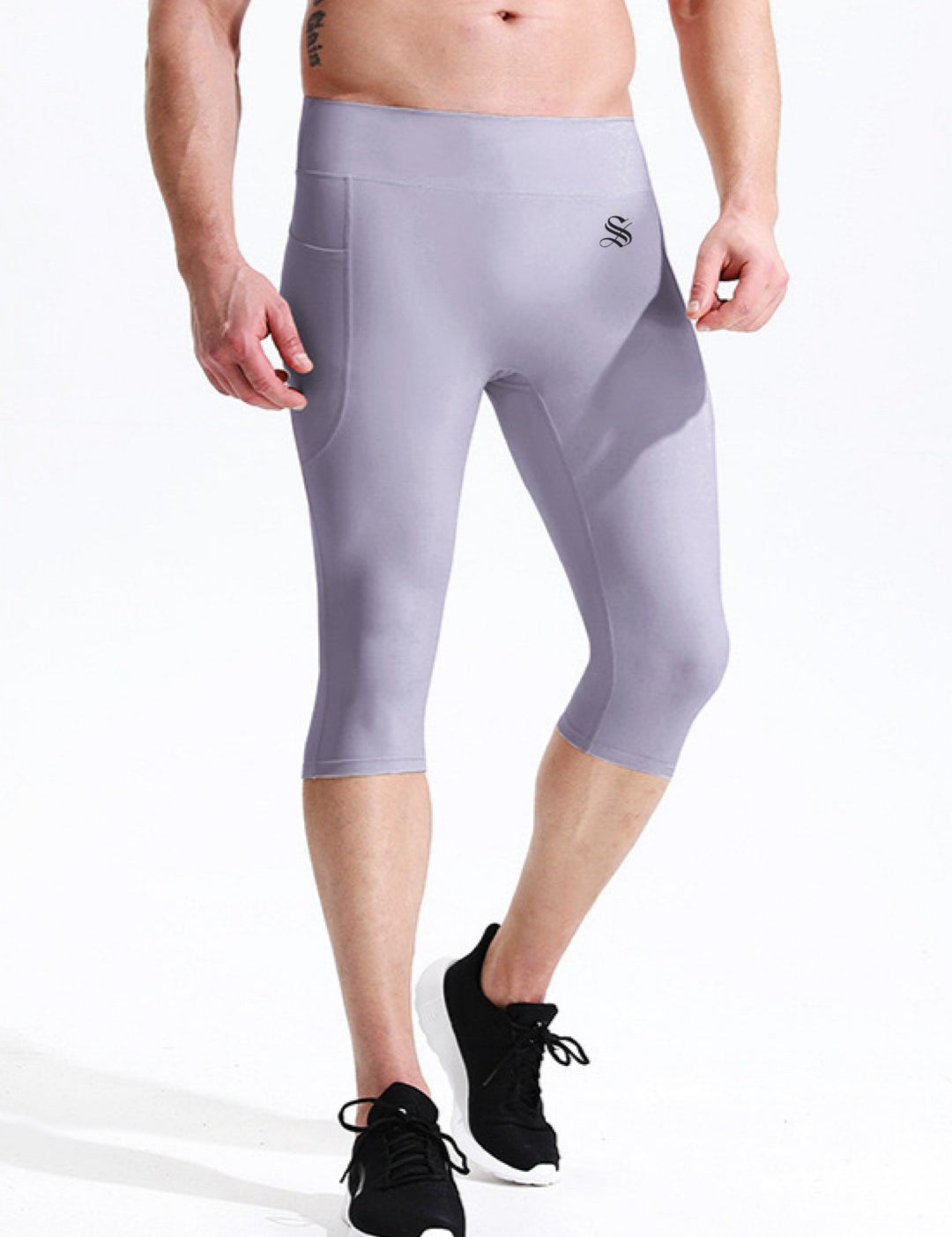 Zezena - Leggings Shorts for Men - Sarman Fashion - Wholesale Clothing Fashion Brand for Men from Canada