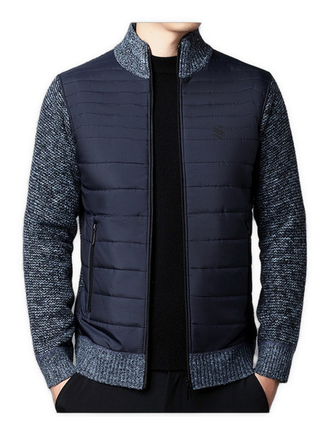 Zilu - Long Sleeve Jacket for Men - Sarman Fashion - Wholesale Clothing Fashion Brand for Men from Canada