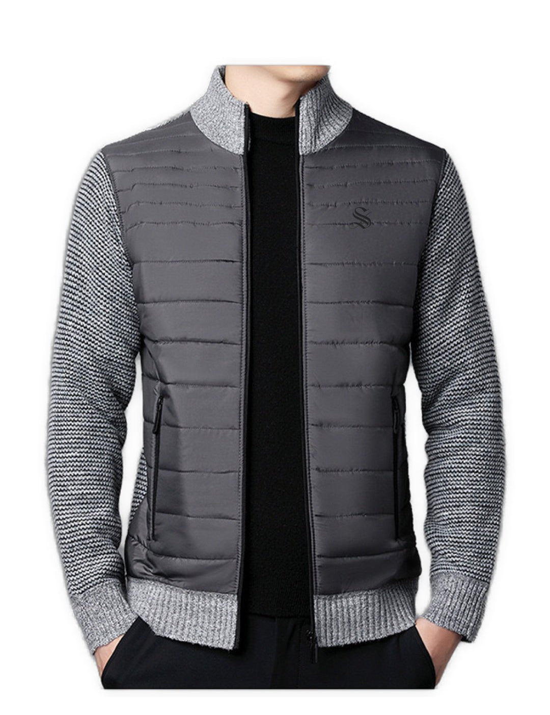 Zilu - Long Sleeve Jacket for Men - Sarman Fashion - Wholesale Clothing Fashion Brand for Men from Canada
