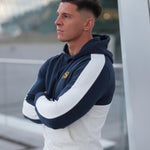 Zo - Blue Hoodie for Men (PRE-ORDER DISPATCH DATE 25 September 2024) - Sarman Fashion - Wholesale Clothing Fashion Brand for Men from Canada