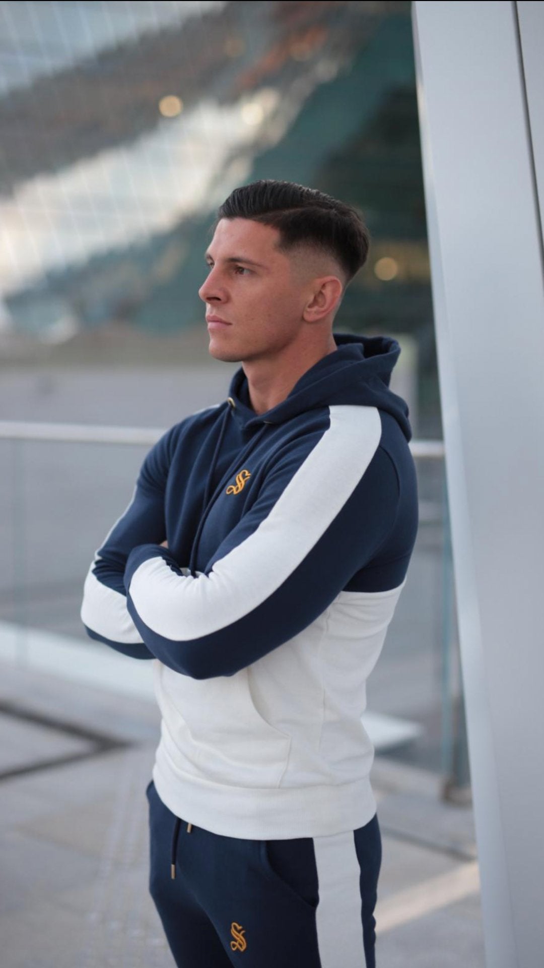 Zo - Blue Hoodie for Men (PRE-ORDER DISPATCH DATE 25 September 2024) - Sarman Fashion - Wholesale Clothing Fashion Brand for Men from Canada