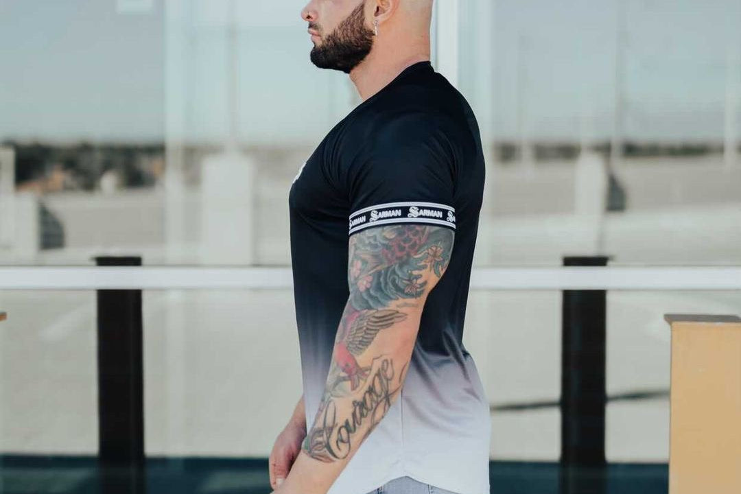 Zoho - Black T-shirt for Men - Sarman Fashion - Wholesale Clothing Fashion Brand for Men from Canada