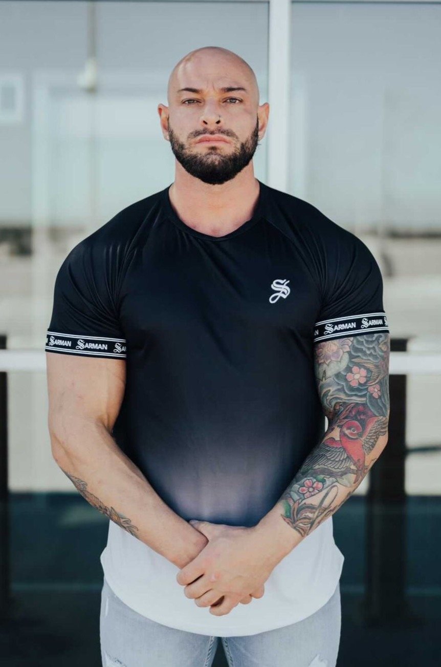 Zoho - Black T-shirt for Men - Sarman Fashion - Wholesale Clothing Fashion Brand for Men from Canada