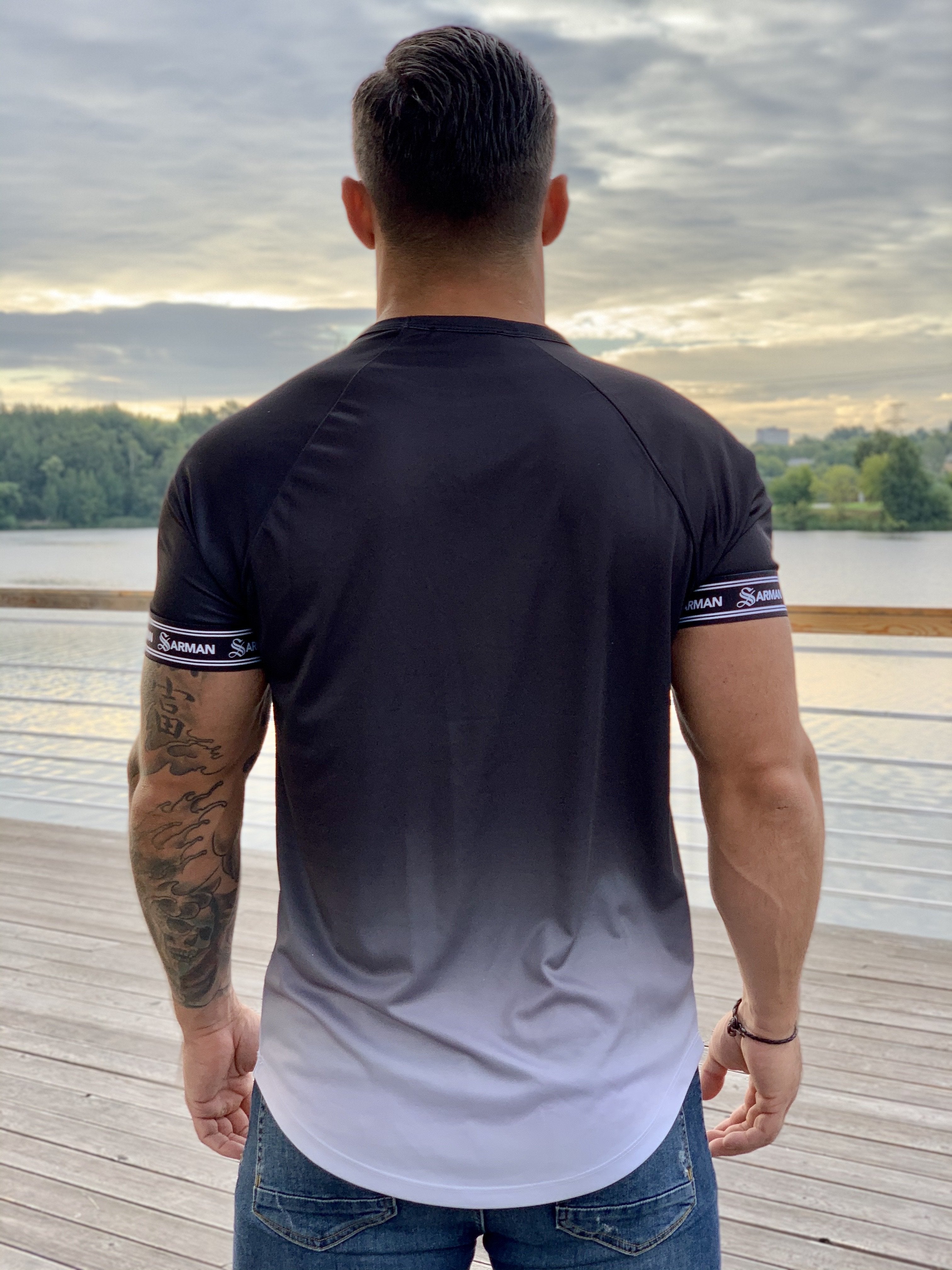 Zoho - Black T-shirt for Men (PRE-ORDER DISPATCH DATE 25 SEPTEMBER) - Sarman Fashion - Wholesale Clothing Fashion Brand for Men from Canada