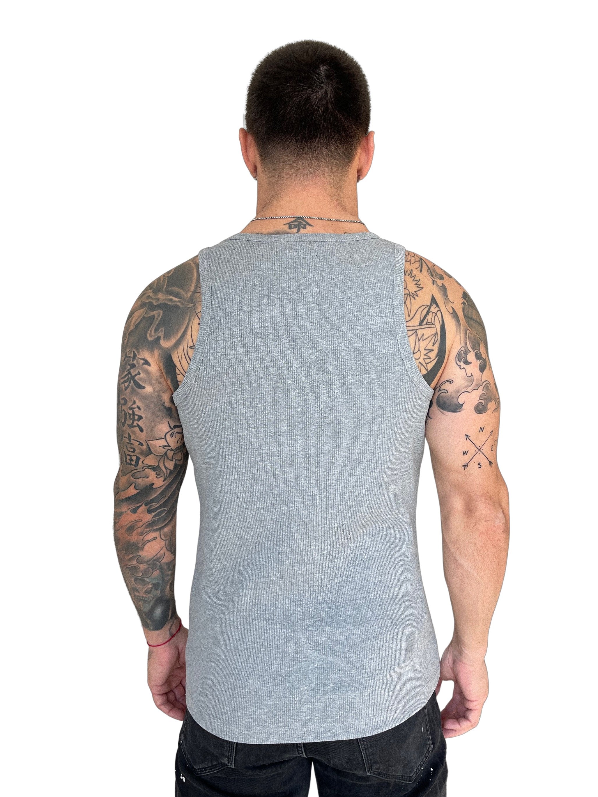 Zolano - Gris Tank Top for Men - Sarman Fashion - Wholesale Clothing Fashion Brand for Men from Canada