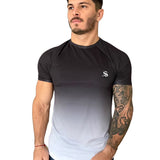 Zomik - Black/Grey T-Shirt for Men (PRE-ORDER DISPATCH DATE 1 JULY 2022) - Sarman Fashion - Wholesale Clothing Fashion Brand for Men from Canada