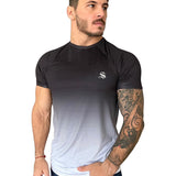 Zomik - Black/Grey T-Shirt for Men (PRE-ORDER DISPATCH DATE 1 JULY 2022) - Sarman Fashion - Wholesale Clothing Fashion Brand for Men from Canada