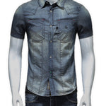 Zukimia - Short Sleeves Shirt for Men - Sarman Fashion - Wholesale Clothing Fashion Brand for Men from Canada