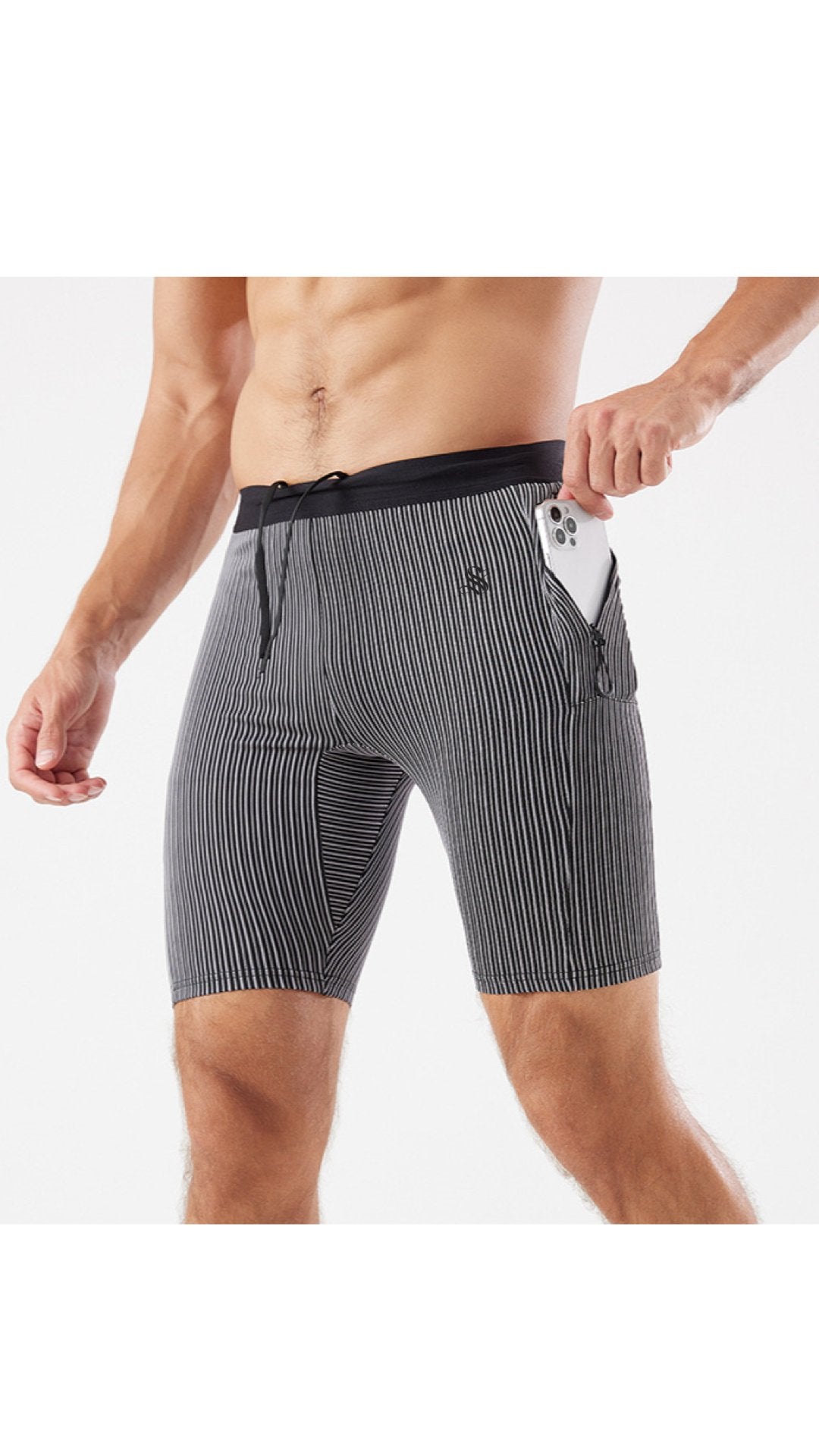 Zulen - Leggings Shorts for Men - Sarman Fashion - Wholesale Clothing Fashion Brand for Men from Canada