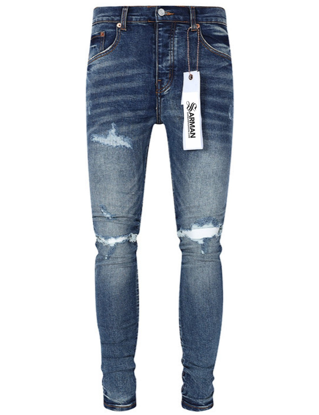 Zulna - Skinny Legs Denim Jeans for Men - Sarman Fashion - Wholesale Clothing Fashion Brand for Men from Canada