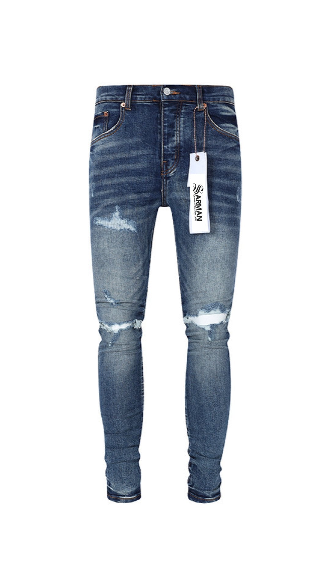 Zulna - Skinny Legs Denim Jeans for Men - Sarman Fashion - Wholesale Clothing Fashion Brand for Men from Canada