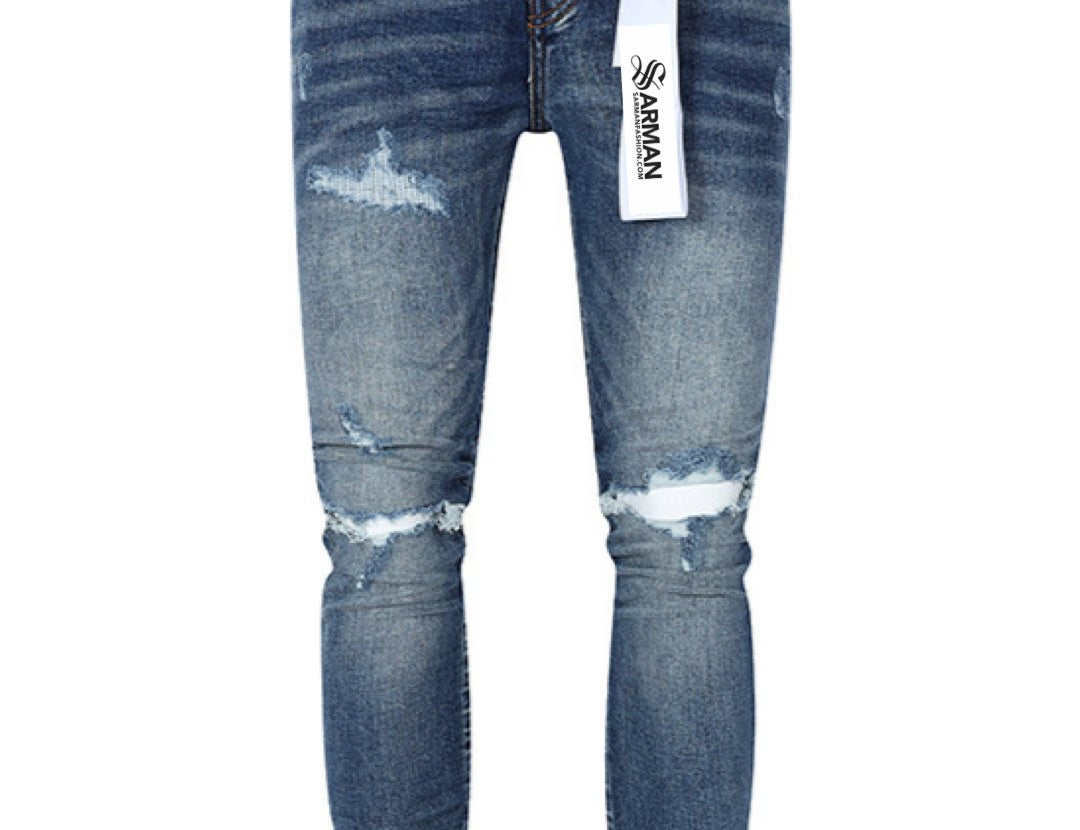 Zulna - Skinny Legs Denim Jeans for Men - Sarman Fashion - Wholesale Clothing Fashion Brand for Men from Canada