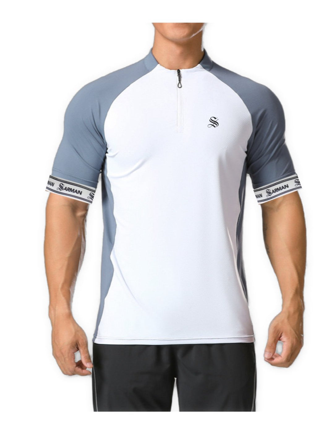 Zumira 3 - T-Shirt With Straps for Men - Sarman Fashion - Wholesale Clothing Fashion Brand for Men from Canada