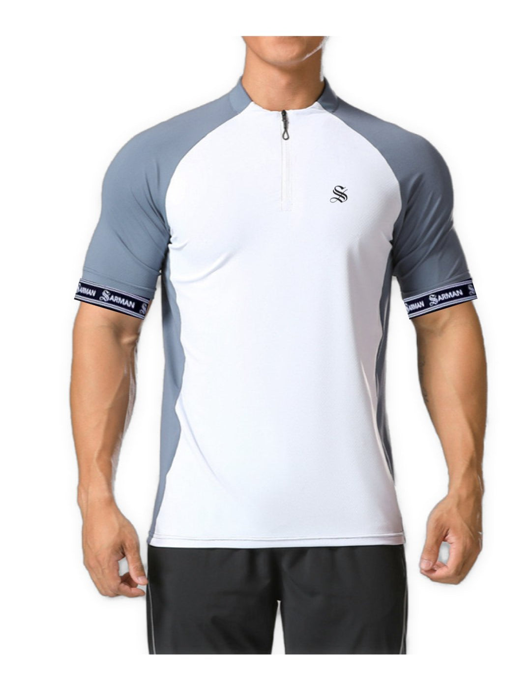 Zumira 3 - T-Shirt With Straps for Men - Sarman Fashion - Wholesale Clothing Fashion Brand for Men from Canada