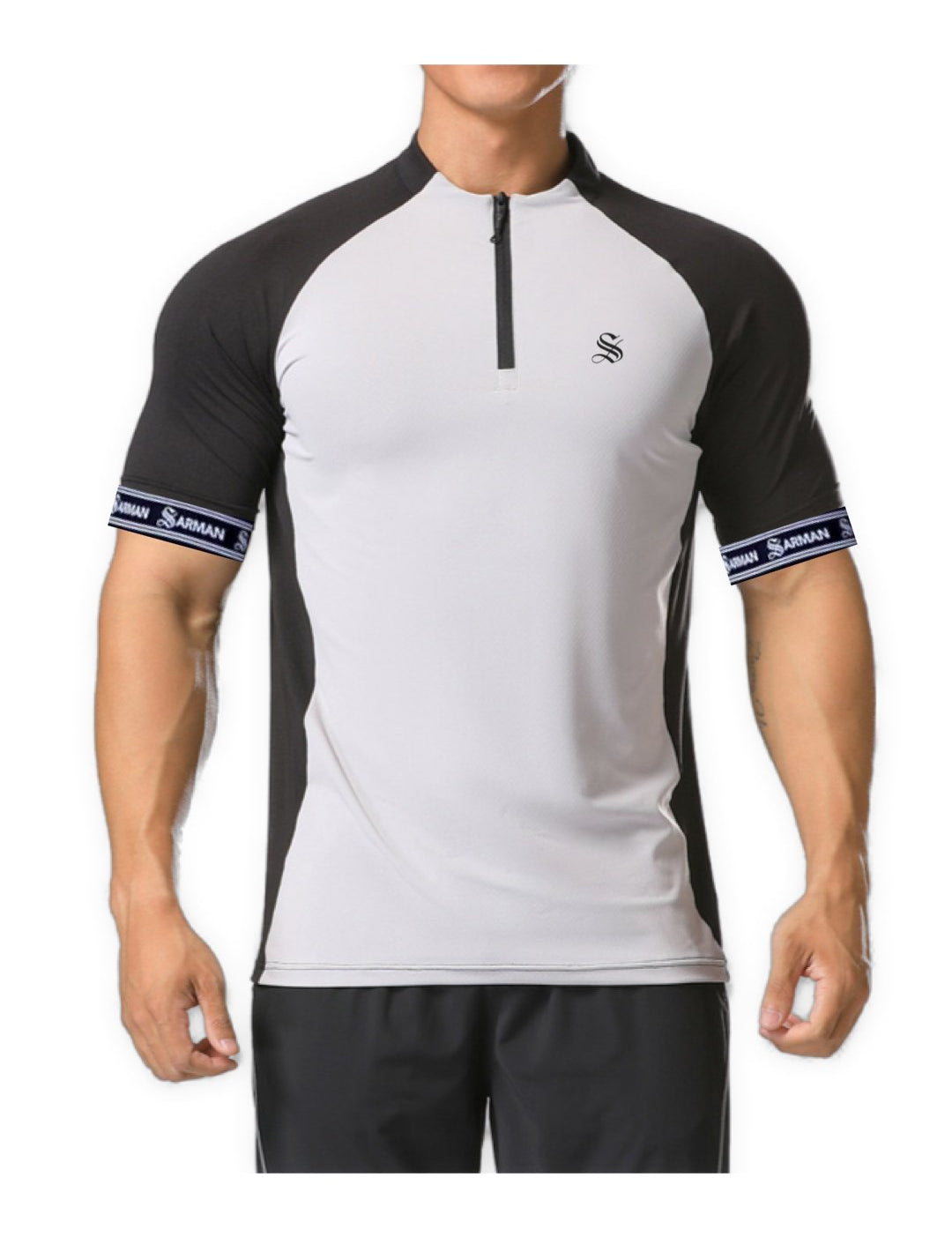 Zumira 4 - T-Shirt With Straps for Men - Sarman Fashion - Wholesale Clothing Fashion Brand for Men from Canada