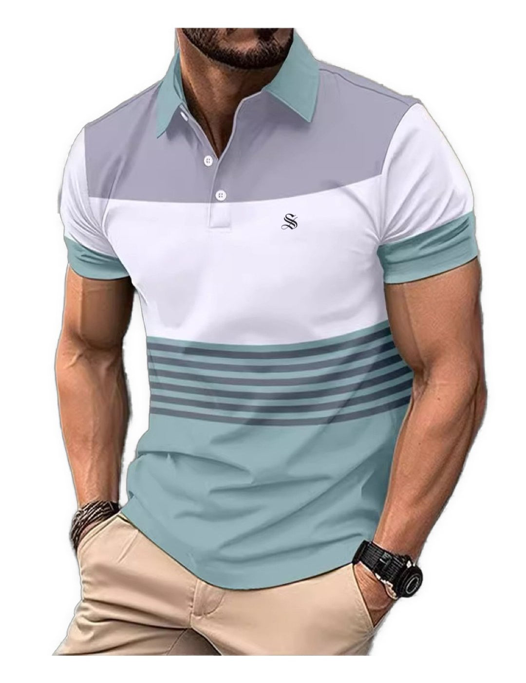 ZWZZ - Polo Shirt for Men - Sarman Fashion - Wholesale Clothing Fashion Brand for Men from Canada